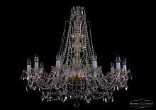 Люстра хрустальная 1411/10/360/XL-87 G Bohemia Ivele Crystal (Богемия Ивеле Кристалл)