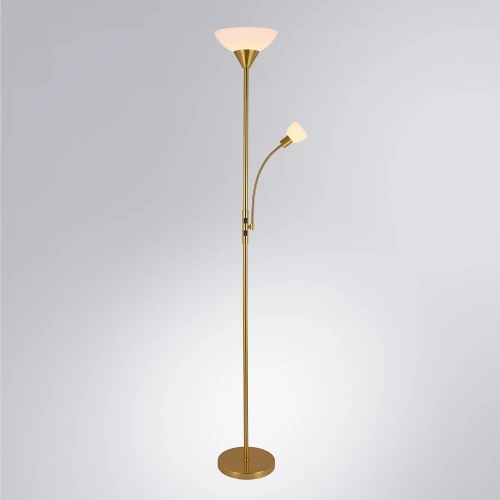 Торшер Arte Lamp DUETTO A4085PN-2PB фото 2 Торшер Arte Lamp DUETTO A4085PN-2PB фото 2