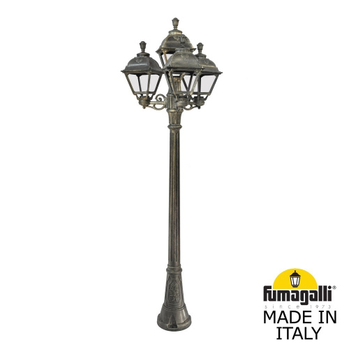 Fumagalli Садово-парковый фонарь FUMAGALLI ARTU BISSO/CEFA 3+1 U23.158.S31.BXE27 Fumagalli Садово-парковый фонарь FUMAGALLI ARTU BISSO/CEFA 3+1 U23.158.S31.BXE27