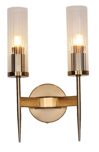 Бра с двумя плафонами латунь E14 39см Zortes CANDLE ZRS.16204.2 фото 3 Бра с двумя плафонами латунь E14 39см Zortes CANDLE ZRS.16204.2 фото 3