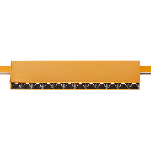 ST816.206.12 Магнитный трековый светильник FARM Золотистый LED 1*12W 3000K 706Lm Ra90 40 IP20 L232xW FARM фото 2