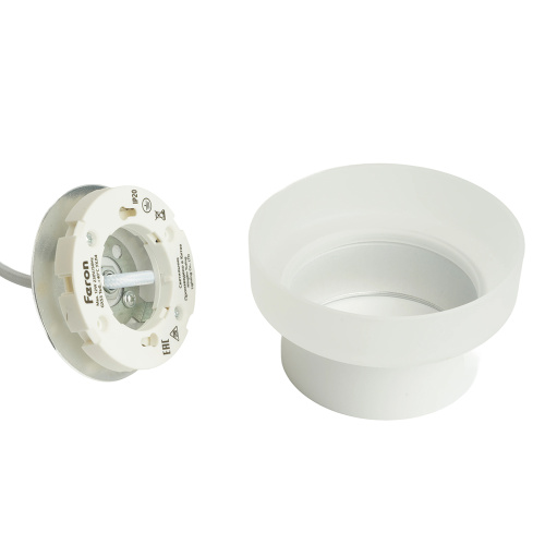 Светильник потолочный Feron Barrel HL4608 OPAL levitation 12W, 230V, GX53, белый, на подвесе 1,7 м фото 6