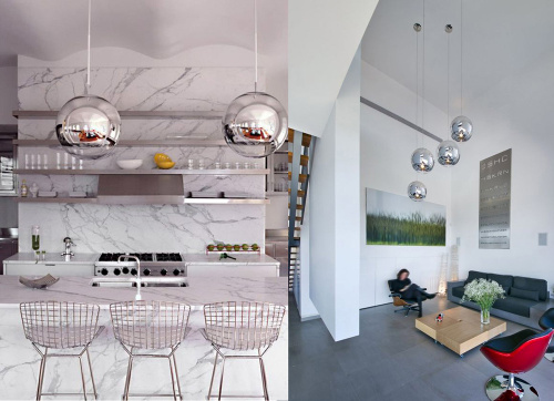 Подвесной светильник Mirror Ball 25 chrome фото 5