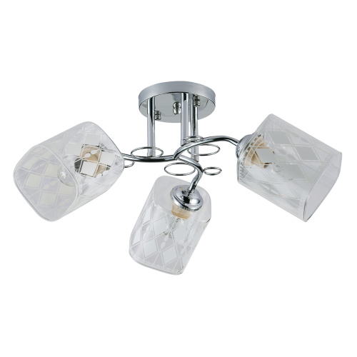 Потолочный светильник Escada 1106/3PL E27*40W Chrome фото 2 Потолочный светильник Escada 1106/3PL E27*40W Chrome фото 2