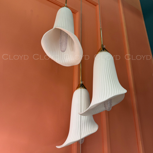 Подвесной светильник Cloyd OSANNA P3 / Ø28 см - керамика - белый (арт.11888) фото 2