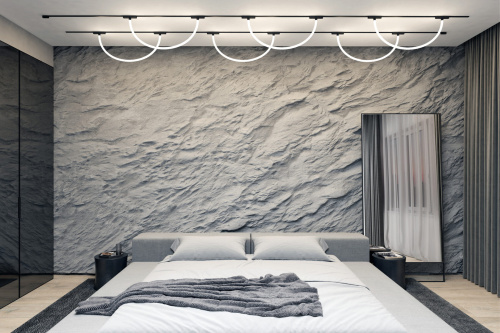 DK5327-BK Светильник для трека Air, серия Ray 3000 со светодиодом, ?22*L1000MM, 48V DC, 12W, RA?90, 360°, 3000K, IP20, черный, алюминий фото 5