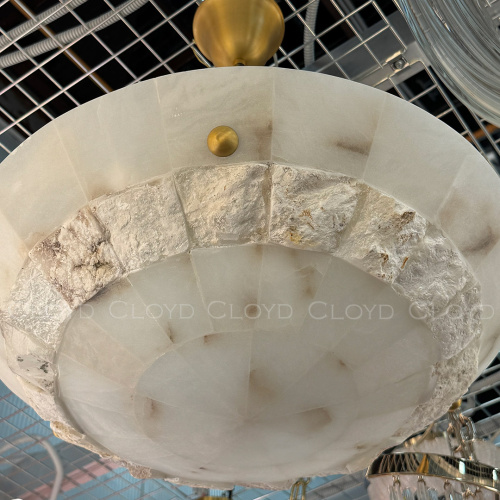 Люстра Cloyd TELEMACH C5 / Ø50 см - алебастр - латунь (арт.12346) фото 3