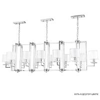 Crystal Lux Люстра Crystal Lux NICOLAS SP12 L1600 NICKEL/WHITE