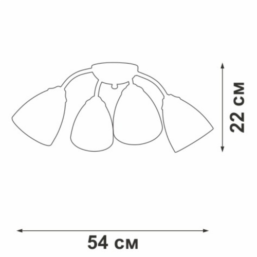 Потолочная люстра Vitaluce V3737-0/4PL фото 3 Потолочная люстра Vitaluce V3737-0/4PL фото 3