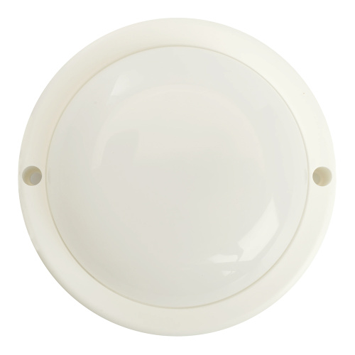 Светильник светодиодный пылевлагозащищённый с оптико- акустическим датчиком Feron AL3008 в пластиковом корпусе 8W 4000K 220V IP65 белый фото 2