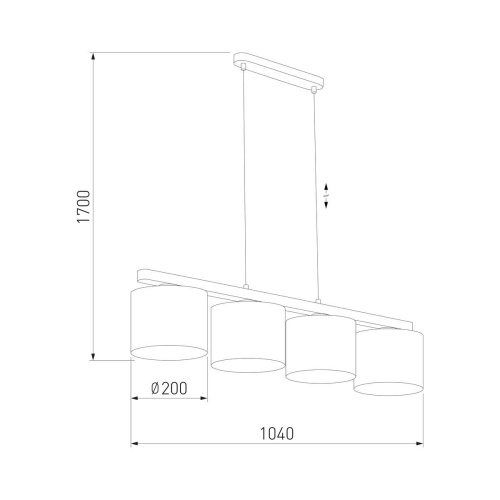 Подвесная люстра TK Lighting 3270 Troy White фото 2 Подвесная люстра TK Lighting 3270 Troy White фото 2