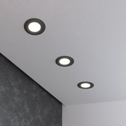 Встраиваемый точечный светильник 110 MR16 черный фото 6