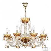 Люстра 5402/8/240 G Amber/M-1F K721 Bohemia Ivele Crystal (Богемия Ивеле Кристалл)