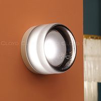 Бра Cloyd NANO W1 / шир. 14 см - белый - дымчатое стекло (арт.20383)
