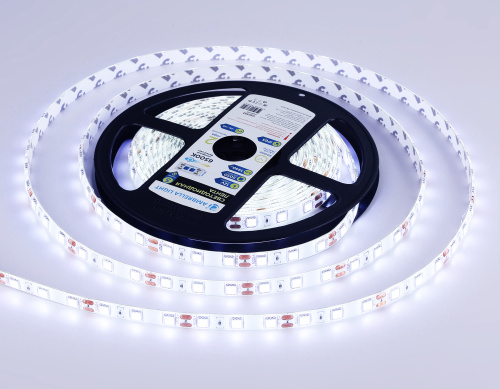 Светодиодная лента 12В 5050 60Led 14.4Вт/м 6500K IP65 5м фото 4 Светодиодная лента 12В 5050 60Led 14.4Вт/м 6500K IP65 5м фото 4