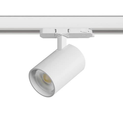 A5236QT Светильник ALTA BASE для трековой системы Quattro LED 24W 3040LM 24G БЕЛЫЙ 3000K с адаптером (215236 + 594036) фото 3