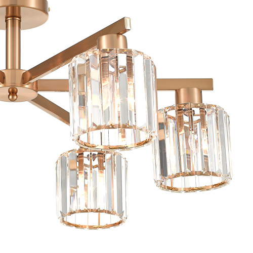 Потолочный светильник Escada 692/6P E27*60W Сopper фото 4 Потолочный светильник Escada 692/6P E27*60W Сopper фото 4