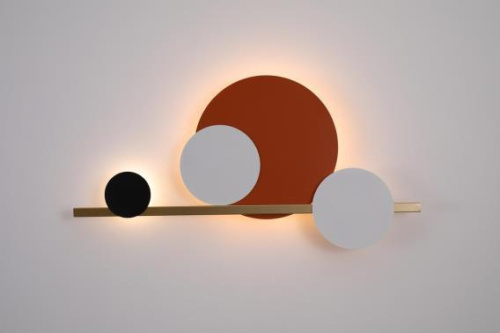 Бра Alfa Light F4324-23 L300*H600 orange+black+white Бра Alfa Light F4324-23 L300*H600 orange+black+white