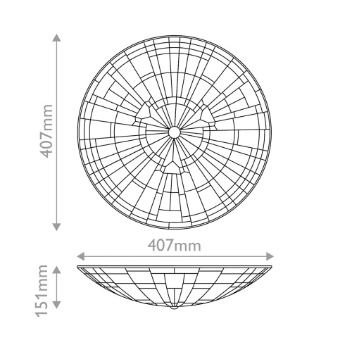 Потолочный светильник Quoizel, Арт. QZ-INGLENOOK-F-SMALL фото 4