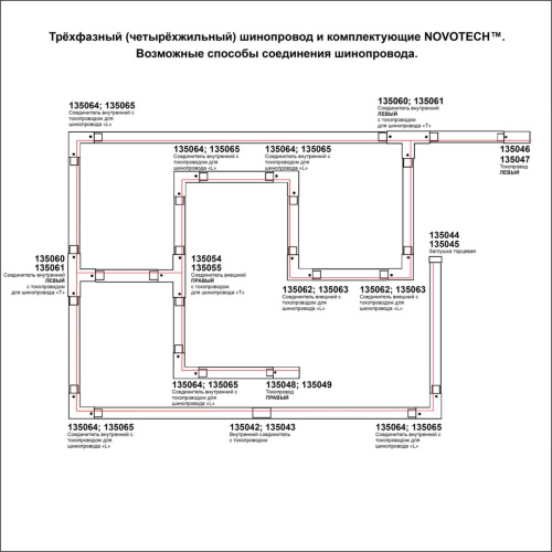 135065 PORT NT19 299 черный Соединитель "L" внутренний с токопроводом для трехфазного шинопровода фото 2 135065 PORT NT19 299 черный Соединитель "L" внутренний с токопроводом для трехфазного шинопровода фото 2