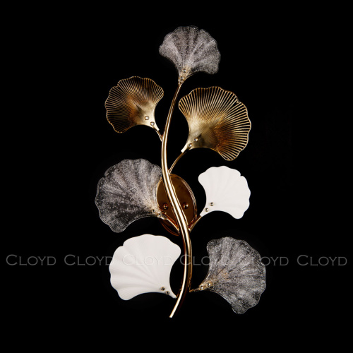 Бра Cloyd POLYNESIA W7 / выс. 77 см - стекло, керамика - золото (арт.20112) фото 4 Бра Cloyd POLYNESIA W7 / выс. 77 см - стекло, керамика - золото (арт.20112) фото 4