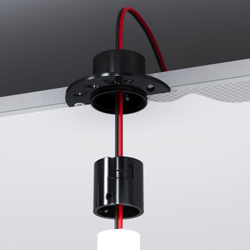 Встраиваемое крепление для круглого гибкого неона Full light черный FL 2860 фото 5