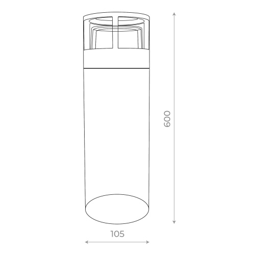 SL9507.405.01 Светильник уличный наземный ST-Luce Черный LED 1*5W 4000K FOSSA фото 2