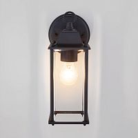 Уличный настенный светильник Brick черный IP33 1008D черный