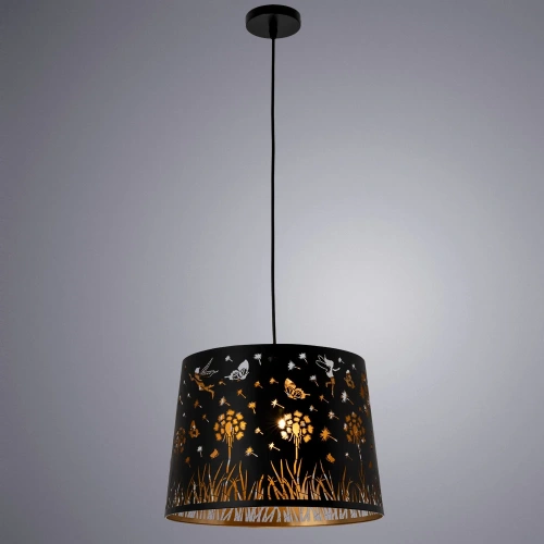 Подвесной светильник Arte Lamp CELESTA A2768SP-1BK фото 2 Подвесной светильник Arte Lamp CELESTA A2768SP-1BK фото 2
