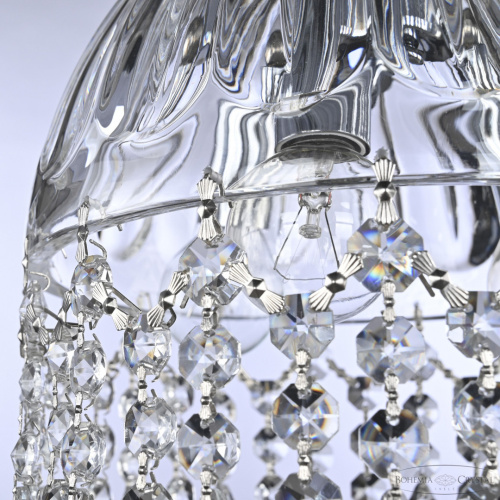 Подвесной светильник 5478/22 Ni Clear/M-1H Leafs Bohemia Ivele Crystal (Богемия Ивеле Кристалл) фото 5 Подвесной светильник 5478/22 Ni Clear/M-1H Leafs Bohemia Ivele Crystal (Богемия Ивеле Кристалл) фото 5