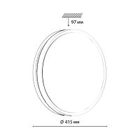7669/DLN COLOR SN 98 Светильник пластик/белый/голубой LED 48Вт 3000/4000/6000К D415 IP43 CCT NOHAVA BLUE