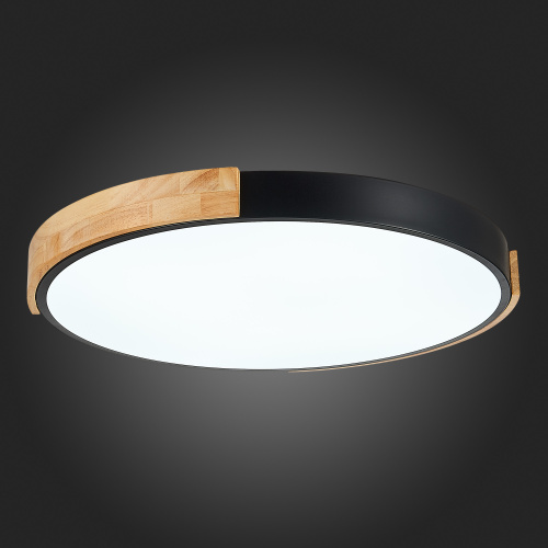 SLE201342-01 Светильник потолочный Черный, Светлое дерево/Белый LED 1*40W 3000K/4000K/6000K DELIA фото 13