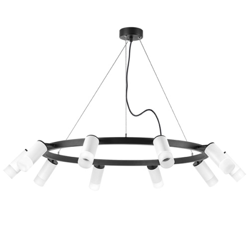 LR0203601 Светильник RULLO 10х50W GU10 ЧЕРНЫЙ/БЕЛЫЙ (571020+214436-10+202431-10) фото 2