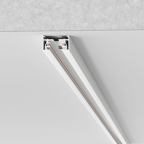 Однофазный шинопровод белый 3м 85081/00 Однофазный шинопровод белый 3м 85081/00