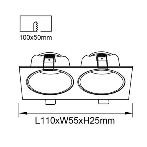 Встраиваемый светильник Mantra ANTILLA 9170 фото 2