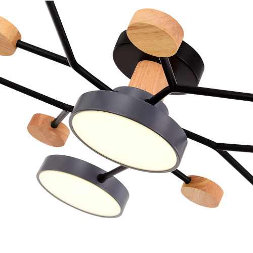 SLE6006-702-06 Светильник потолочный Серый/Серый LED 6*12W 3000K/4500K/6000K FAEMA фото 3