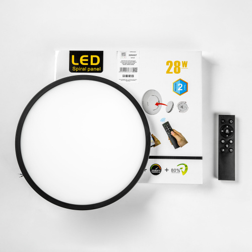 225337 Светильник ARCO CYL LED 28W 2520LM ЧЕРНЫЙ 3000/4000/6000K фото 2