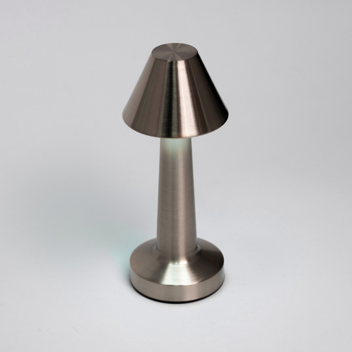 Настольный светильник Escada 10256/L LED*3W Nickel фото 4