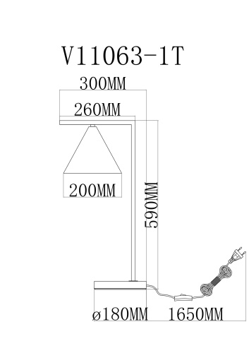 Лампа настольная Moderli V11596-1T Omaha фото 10 Лампа настольная Moderli V11596-1T Omaha фото 10