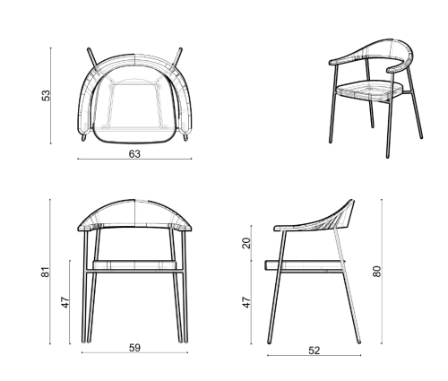 Стул Olea фото 6 Стул Olea фото 6