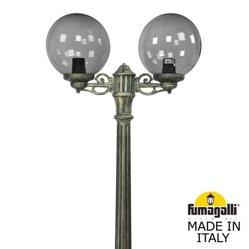 Fumagalli Садово-парковый фонарь FUMAGALLI GIGI BISSO/G300 2L G30.156.S20.BZE27 фото 2 Fumagalli Садово-парковый фонарь FUMAGALLI GIGI BISSO/G300 2L G30.156.S20.BZE27 фото 2