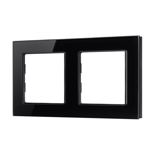 Рамка стеклянная FRM-GLARE-GS-2-BK Arlight 043797 Рамка стеклянная FRM-GLARE-GS-2-BK Arlight 043797