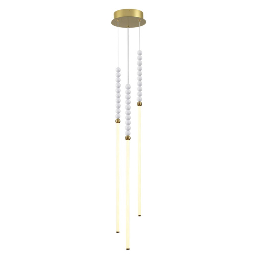 6639/33L HIGHTECH ODL24 225 металл/античная бронза/белые бусы из акрила Подвесной светильник IP 20 LED 33W 3500K 220V MONELLA фото 4 6639/33L HIGHTECH ODL24 225 металл/античная бронза/белые бусы из акрила Подвесной светильник IP 20 LED 33W 3500K 220V MONELLA фото 4