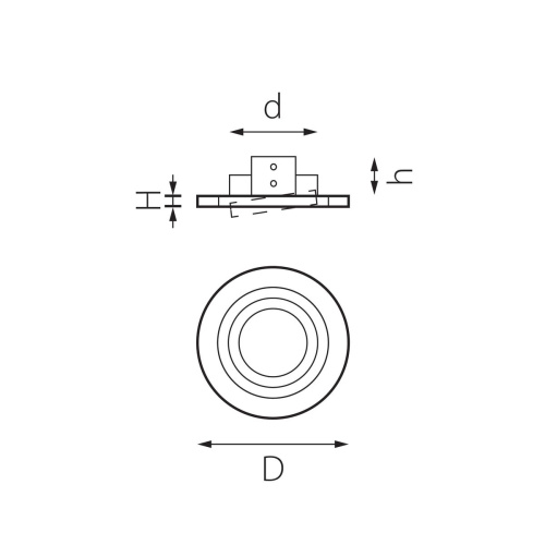 Комплект из светильника и рамки Lightstar Intero 16 (217617+217606) i61706 фото 2