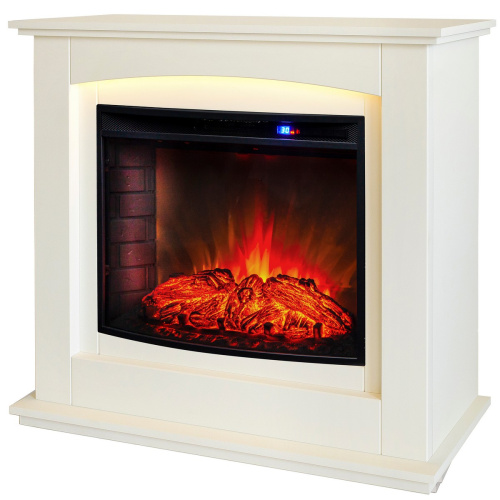 Электрокамин RealFlame Canada 25,5 WT белый с очагом Evrika 25,5 LED фото 3 Электрокамин RealFlame Canada 25,5 WT белый с очагом Evrika 25,5 LED фото 3