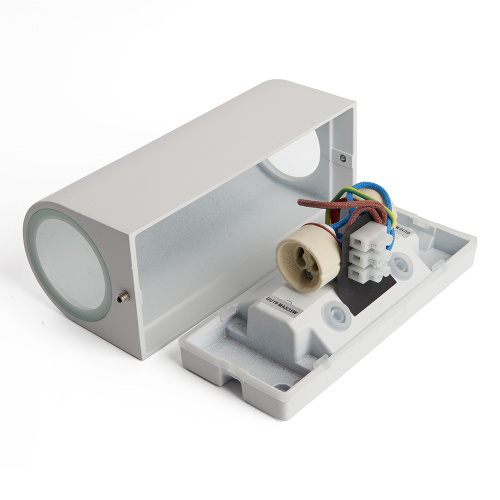 Светильник садово-парковый Feron DH015,на стену, 2*GU10 230V, белый фото 5