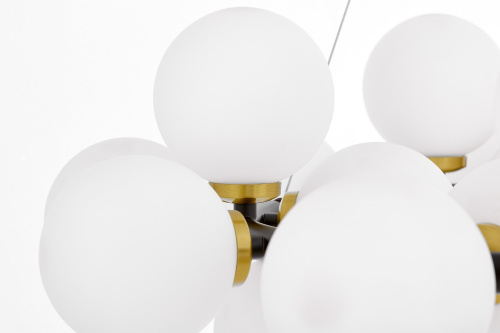 Подвесной светильник Lumina Deco Marsiada LDP 6033-25 BK+MD фото 4