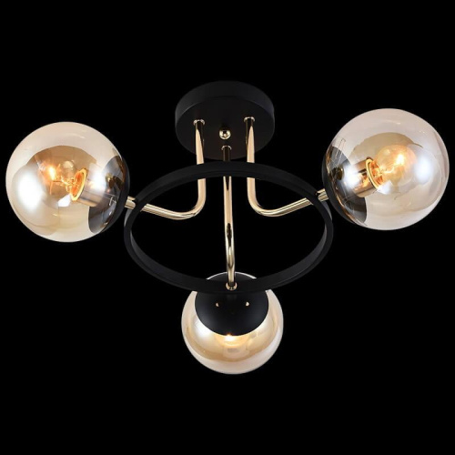 Потолочная люстра Reluce 01344-0.3-03 BK+FGD фото 5