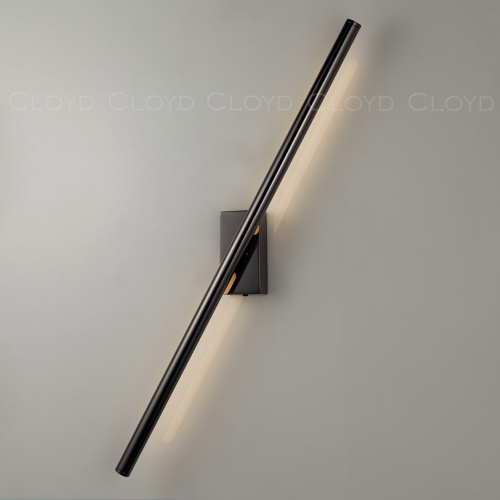 Бра Cloyd LINEAS-A W1 / выс. 60 см- 3000K - черный блестящий (арт.20453) фото 3 Бра Cloyd LINEAS-A W1 / выс. 60 см- 3000K - черный блестящий (арт.20453) фото 3