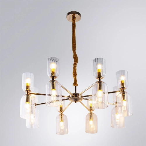 Подвесная люстра Arte Lamp CHARM A1623LM-16GO фото 2